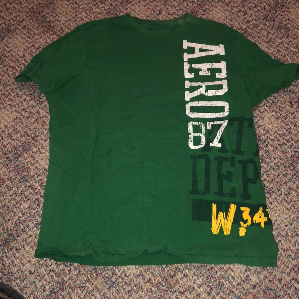 Aeropostale men’s shirt L green